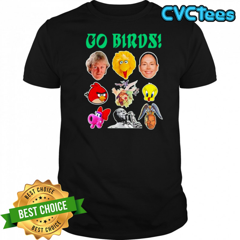 Go Birds mashup graphic shirt