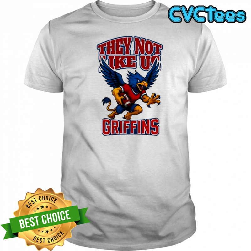 Griffins Mascot They Not Like Us School Spirit Game Day shirt