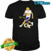 Haynes King Georgia Tech Yellow Jackets signature Superstar pose shirt
