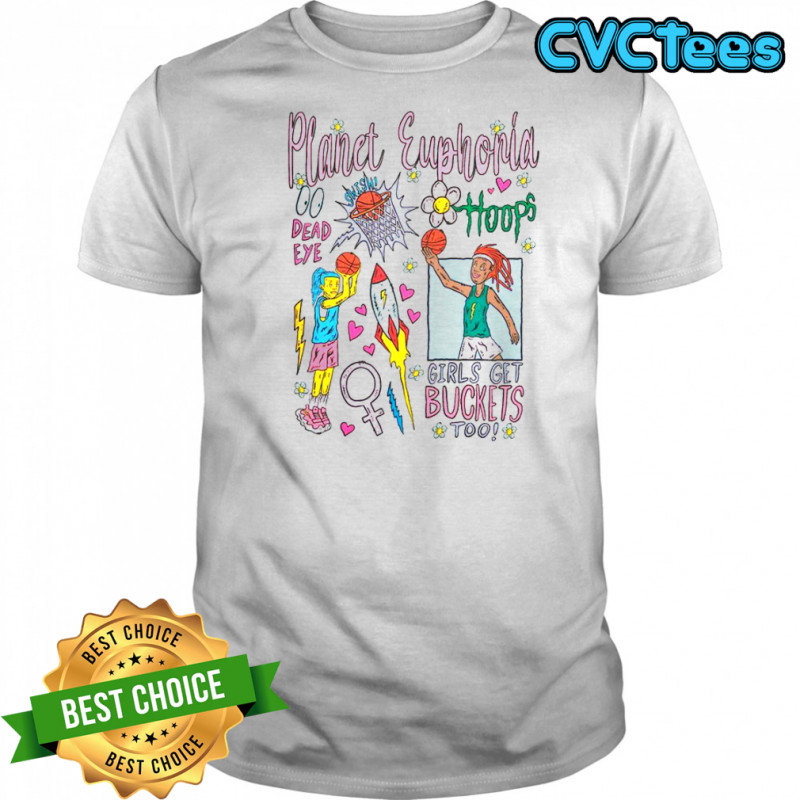 Hoops Girls Get Buckets Too Basketball T-Shirt