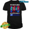 Horror characters we used to smile and then we worked at USPS shirt