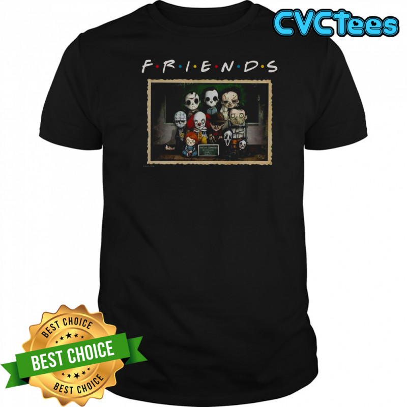 Horror Friends Scary Movie Characters Mashup Parody T-Shirt