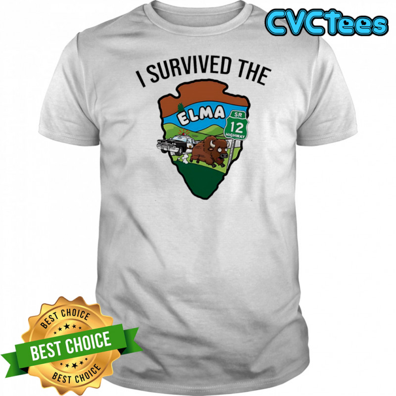 I survived the Elma Bison run 2025 shirt