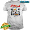 Island Dreams summer sunset shirt