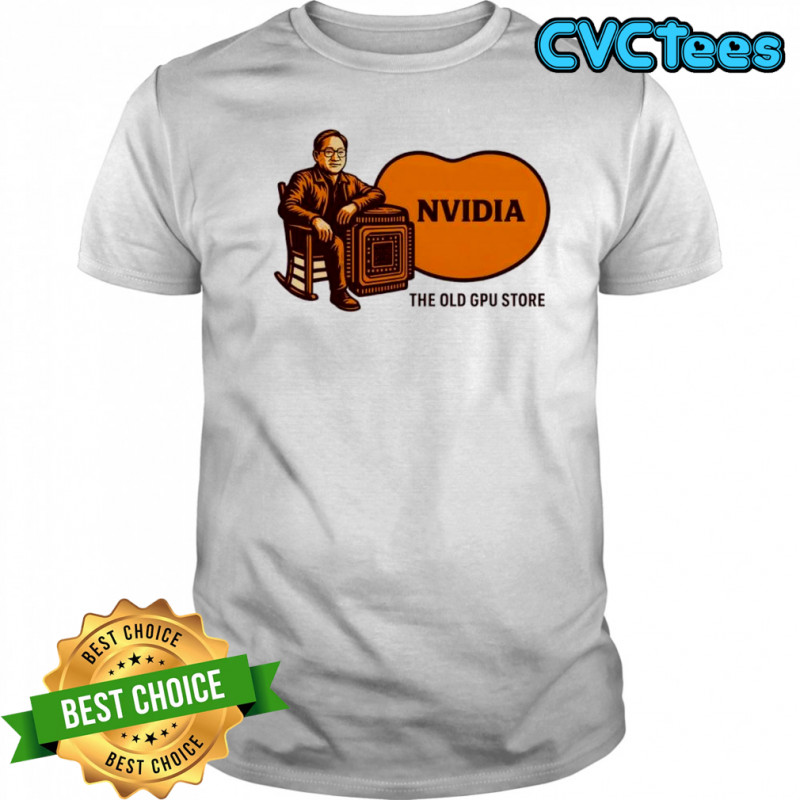 Jensen Huang NVIDIA the old gpu store Cracker Barrel shirt