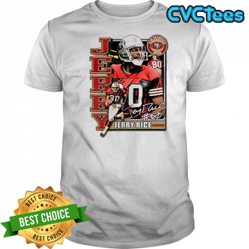 Jerry Rice San Francisco 49ers signature vintage shirt