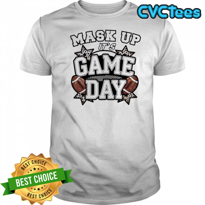 Mask Up Its Game Day Bold School shirt