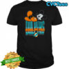 Miami Dolphins Mickey at Quarterback Disney Vintage Football T Shirt