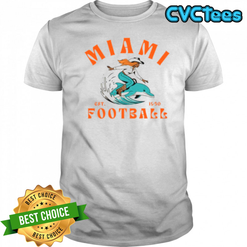 Miami Football Est. 1960 Dolphin Gameday Shirt