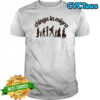 Migrant silhouette protest chinga LA migra shirt