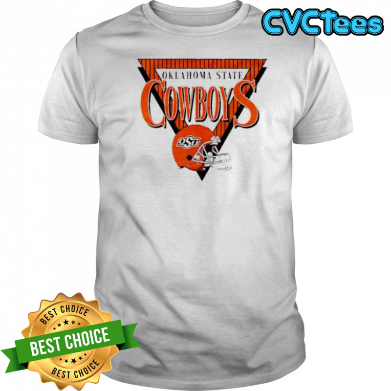 Oklahoma State Cowboys Helmet Triangle shirt