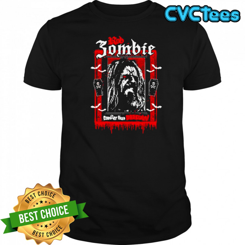 Rob Zombie Deadlier Than Dracula T-Shirt