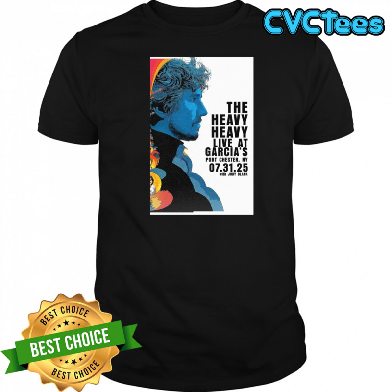 The Heavy Heavy July 31 2025 Port Chester NY Official Concert Poster T-Shirt