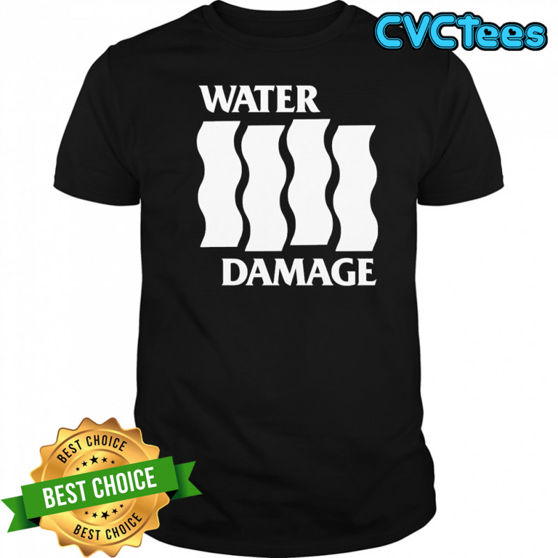 Water Damage Flowing Water T-shirt