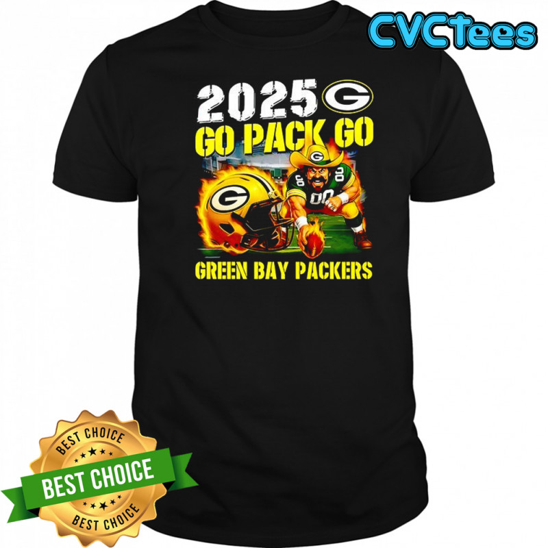 2025 go Pack go Green Bay Packers mascot shirt