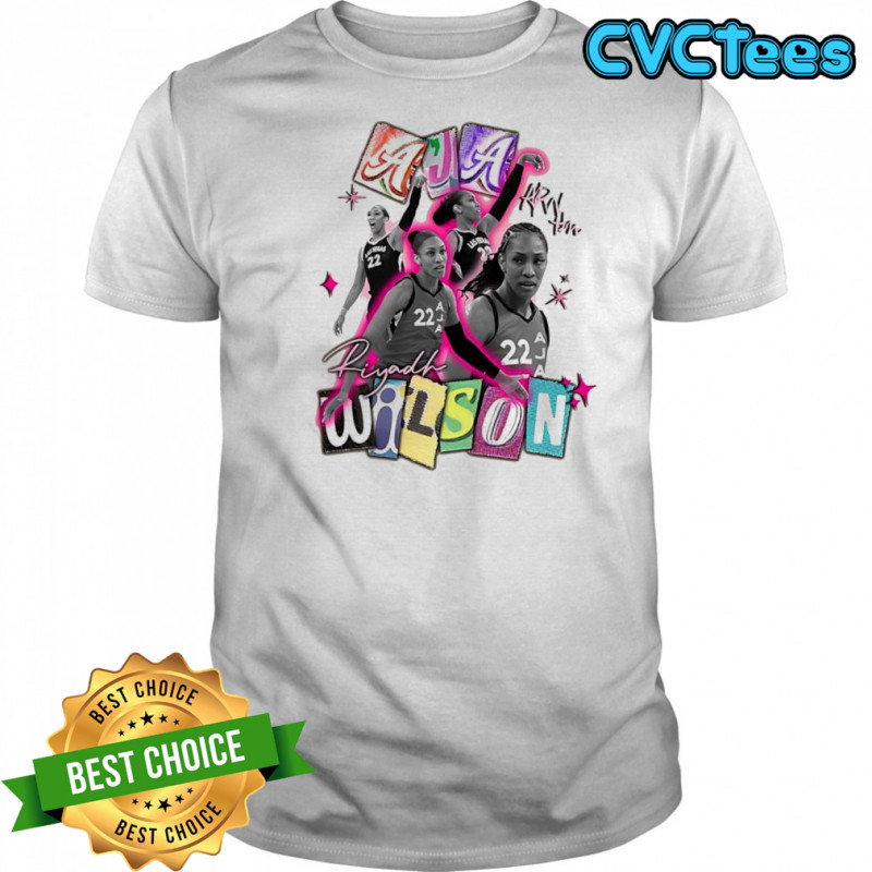 A’ja Riyadh Wilson Las Vegas Aces signature shirt