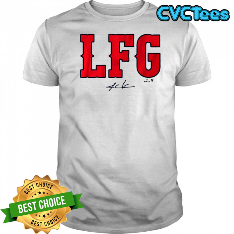 Alex Cora LFG signature shirt