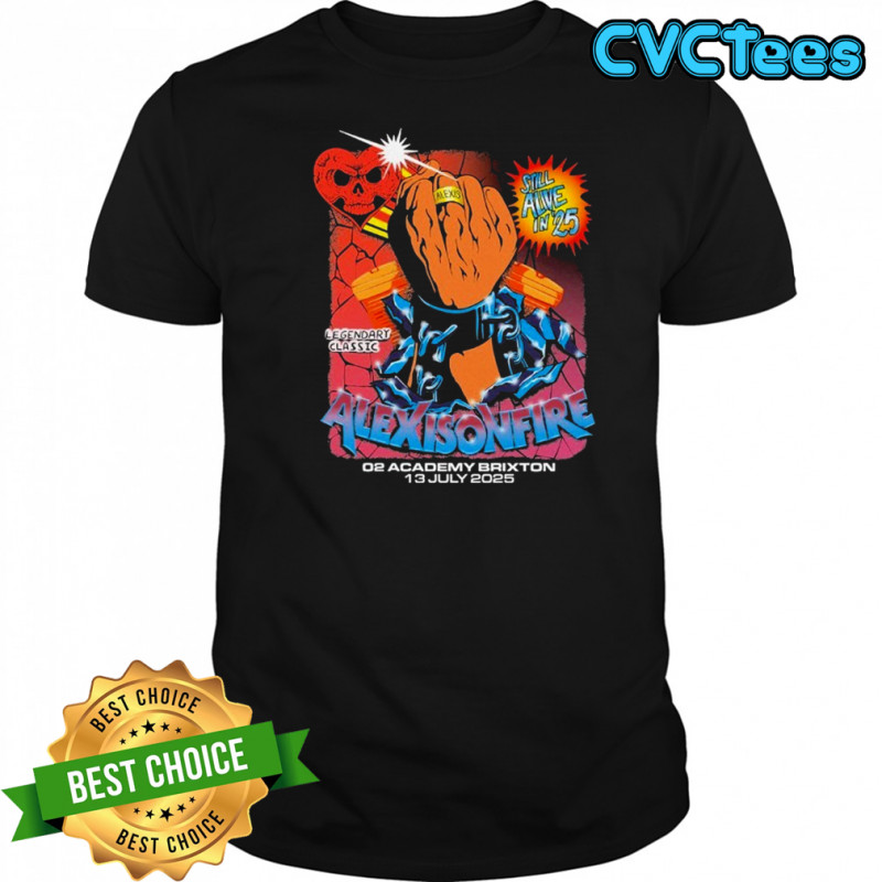 Alexisonfire Legendary Classic 02 Academy Brixton 2025 First T-shirt