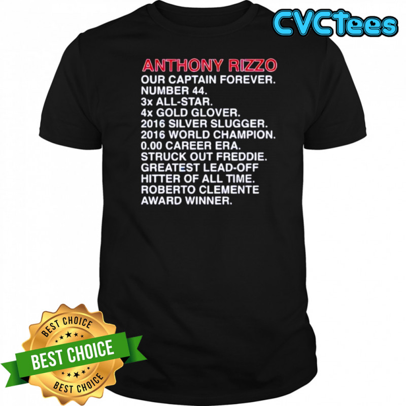 Anthony Rizzo Career Stats Baseball Fan shirt
