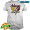 Arkansas Razorbacks vs Notre Dame Fighting Irish football helmet 2025 shirt