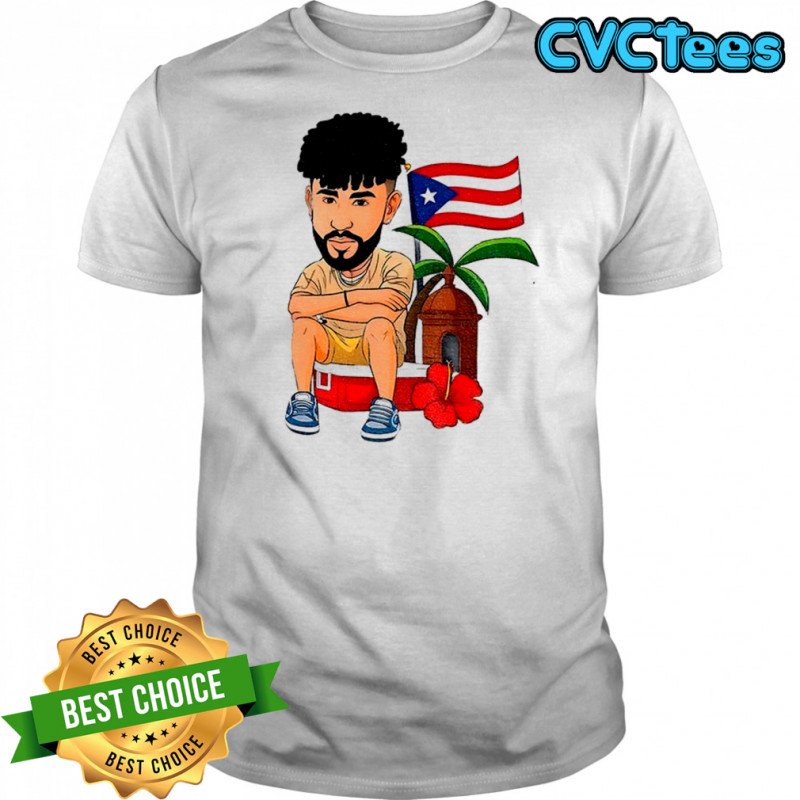 Bad Bunny Puerto Rico flag summer 2025 shirt
