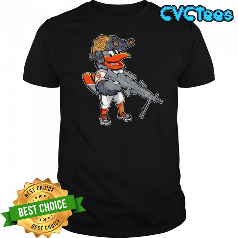 Baltimore Orioles Bird Military Rifle Night Vision shirt