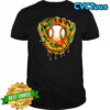 Baseball Glove with Dripping Honey Camouflage Pattern shirt