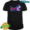 Bassett Hound Buffalo Bills football retro style shirt