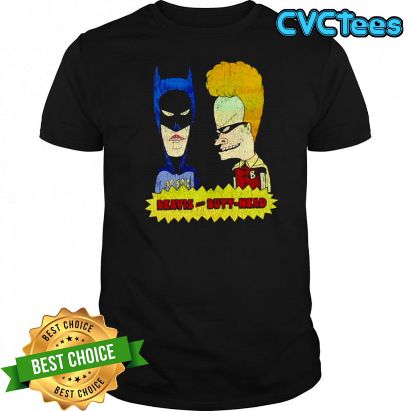 Beavis and Butthead Batman and Robin shirt