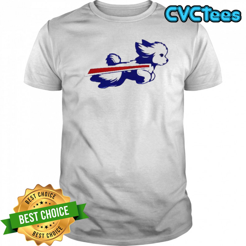 Bichon Frisé Buffalo Bills Football Parody Logo T-Shirt
