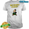 Bitcoin money office vintage funny graphic shirt