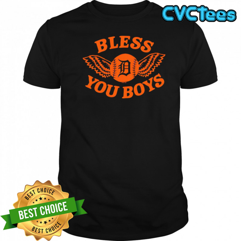 Bless you boys Detroit Tigers graphic shirt