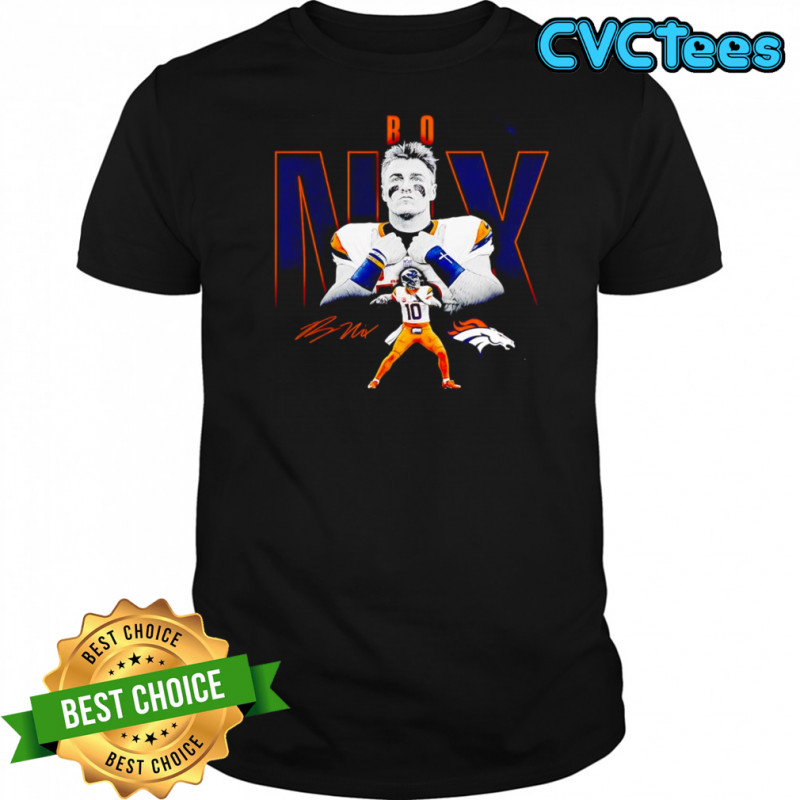 Bo Nix Denver Broncos Humble Shadow Player Graphic shirt