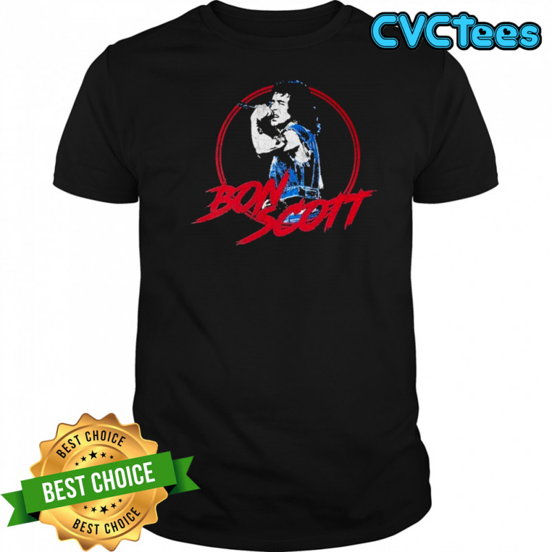 Bon Scott Weathered Photo T-shirt