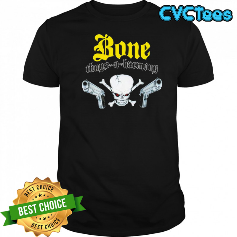 Bone Thugs-N-Harmony Skull N Guns T-shirt