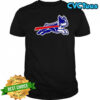 Boston Terrier Buffalo Bills football retro style shirt