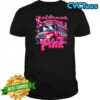 Bus drivers In antaber we wear pink pink ribbon shirt