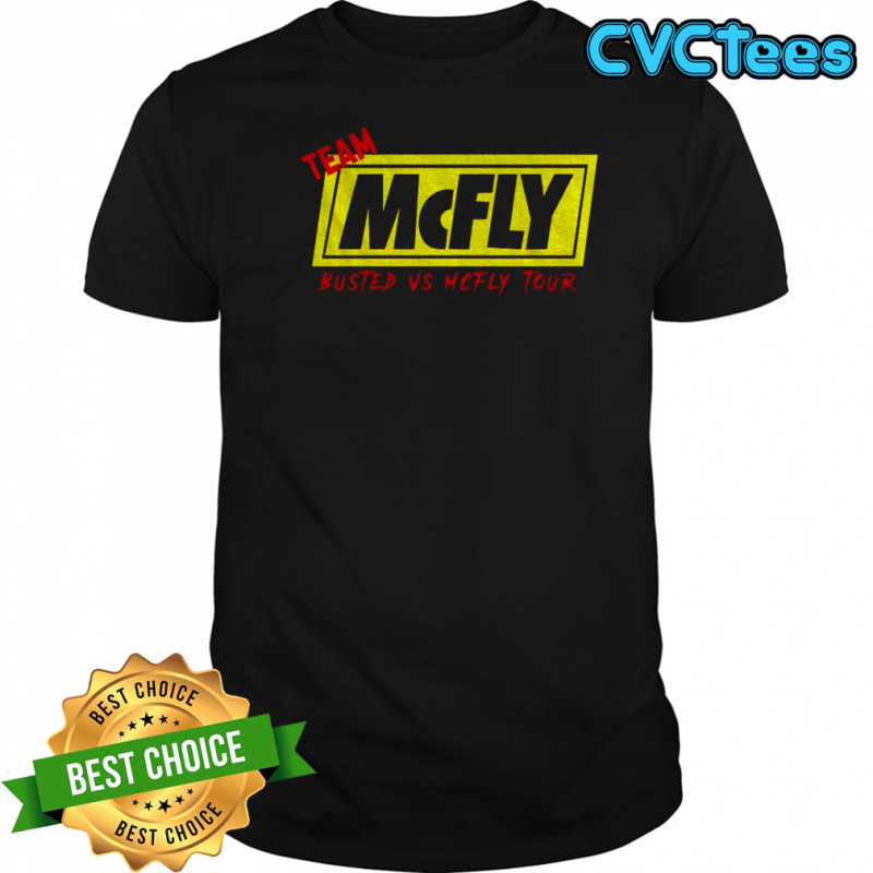 Busted vs McFly Team McFLY Tour 2025 shirt