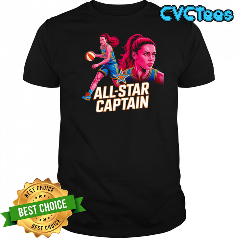 Caitlin Clark WNBA All Star 2025 Captain shirt