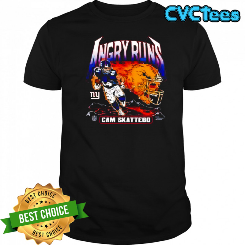 Cam Skattebo New York Giants Homage Angry Runs player NFL shirt