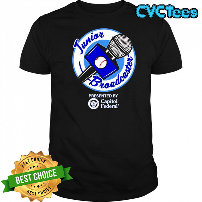 Capitol Federal Bank junior broadcaster baseball shirt