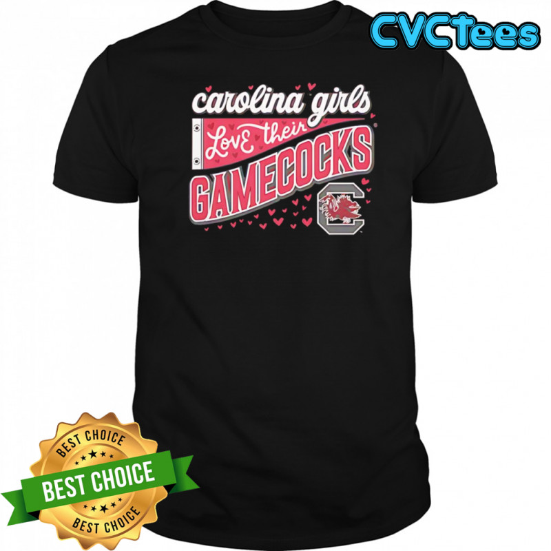 Carolina girls love their Gamecocks shirt