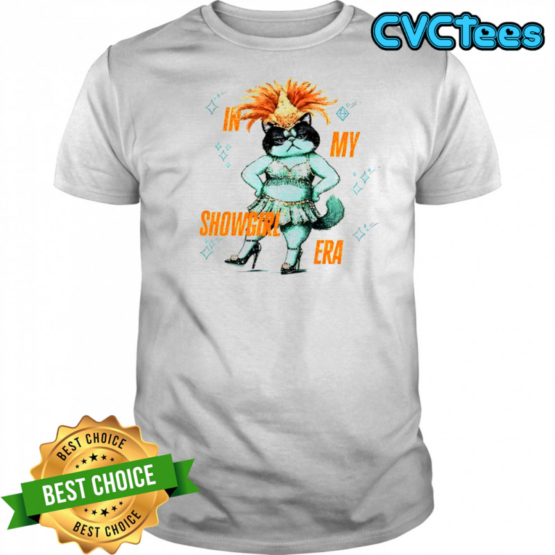Cat Oliva in my showgirl era shirt