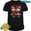 Charlie Brown Georgia Bulldogs On Saturdays X Snoopy Atlanta Falcons On Sundays Skyline T-Shirt