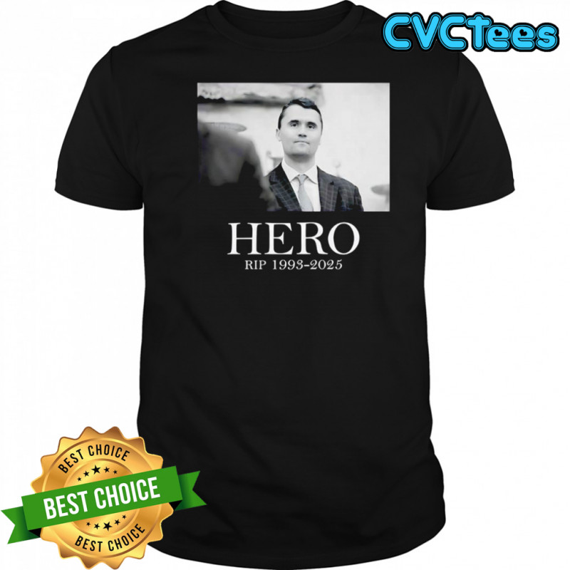 Charlie Kirk American Hero 1993-2025 shirt
