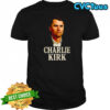 Charlie Kirk big face shirt