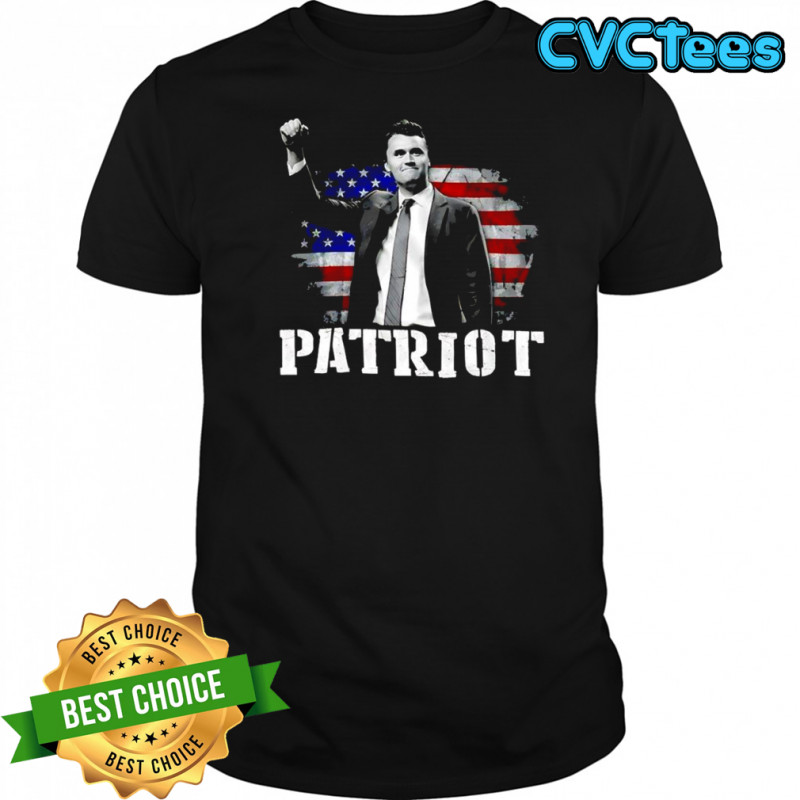 Charlie Kirk Patriot America flag shirt