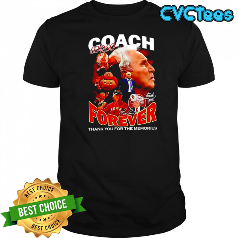 Coach Lee Corso forever signature thank you for the memories shirt