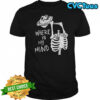 Confused and angry skeleton where is my mind shirt