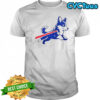 Corgi Buffalo Bills Football Parody Logo T-Shirt